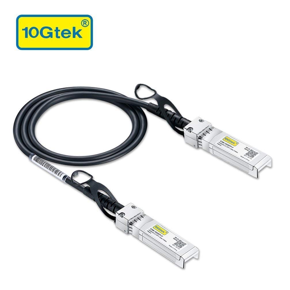 10Gtek 1.25G SFP DAC Twinax Cable 1-Meter(3.3ft), Passive, Compatible for Cisco SFP-1GBASE-CU1M, Ubiquiti UniFi, Netgear, D-Link, TP-LINK, Zyxel, QNAP NAS, Mikrotik and more