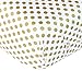 Metallic Gold Dots Fitted Crib Sheet - Fits Standard Crib Mattresses and Daybeds - New Release Soft Fabric