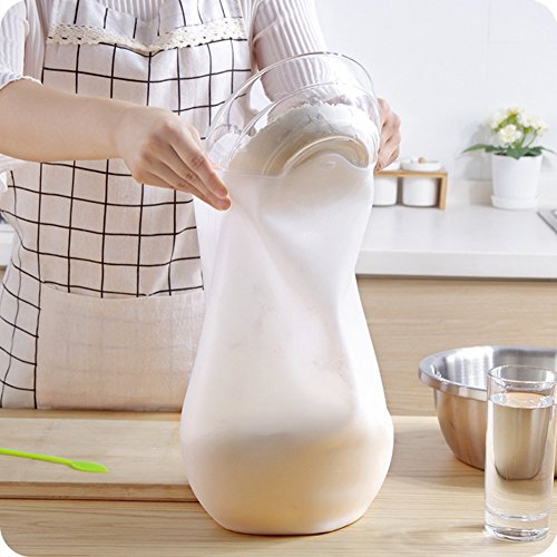 Kneading Bag, Silicone Kneading Dough Bag Non Toxic Non Stick Versatile Making Flour Mixer Maker Bakeware Kitchen Tools for Bread Pastry Pizza Tortilla - Thumbnail 2