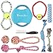 Futuresky Puppy Toys 10 Pack Gift Set with a Variety of Tug Ropes Disk Chase Chew and Squeaky Toys for Small to Medium Sized Dogs