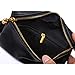 Rebecca Women Girls PU Leather Fanny Pack Casual Waist Bag Tassels Cell Phone Pocket with Removable Belt