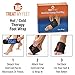 Hot/Cold Therapy Foot Arch Wrap - Instant Relief for foot pain, strains and sprains, soothing compression therapy easing swollen, painful feet - perfect for runners, athletes and plantar fasciitis