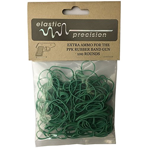 Extra Ammo for the PPK Rubber Band Gun --- 100 Rounds