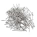 VALYRIA 1500pcs Stainless Steel Eye Pins Findings Head Pins 20mm-50mm(6/8