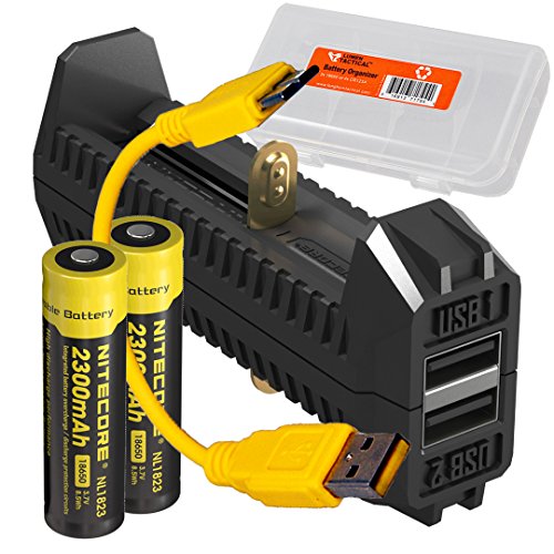 Nitecore f2 flex portable dual-port power bank usb batt…
