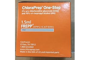Carefusion ChloraPrep One Step FREPP 1.5 mL Applicator, REF 260299, 20 /Box