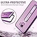 Henpone Galaxy S10+ Case, Clear S10 Plus Back Cover with Kickstand Ring Stand Holder Full Body Protective Phone Case for Samsung Galaxy S10 Plus