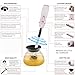 Makeup Brush Cleaner and Dryer, Easily Clean and Dry Brushes in seconds using an Electronic Spinner Machine, Portable Kit Completely Cleans + Automatic Dries, Includes Gift, Travel, Professional