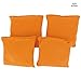 Play Platoon Weather Resistant Cornhole Bean Bags Set of 8 (Orange & Black)