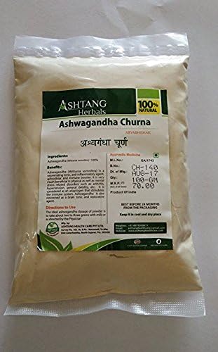 Ashtang Herbal, ASHWAGANDHA Churna, Withania Somnifera, 100g