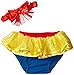 Disney Baby-Girls Newborn Snow White Headband Diaper Cover, Red/Yellow/Blue, 6-12 Months