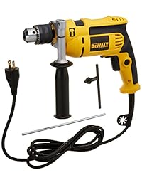DeWalt dwe5010r 7 Amp 1 2 in. VSR de velocidad única Hammer Drill Kit (Certificado Refurbished)