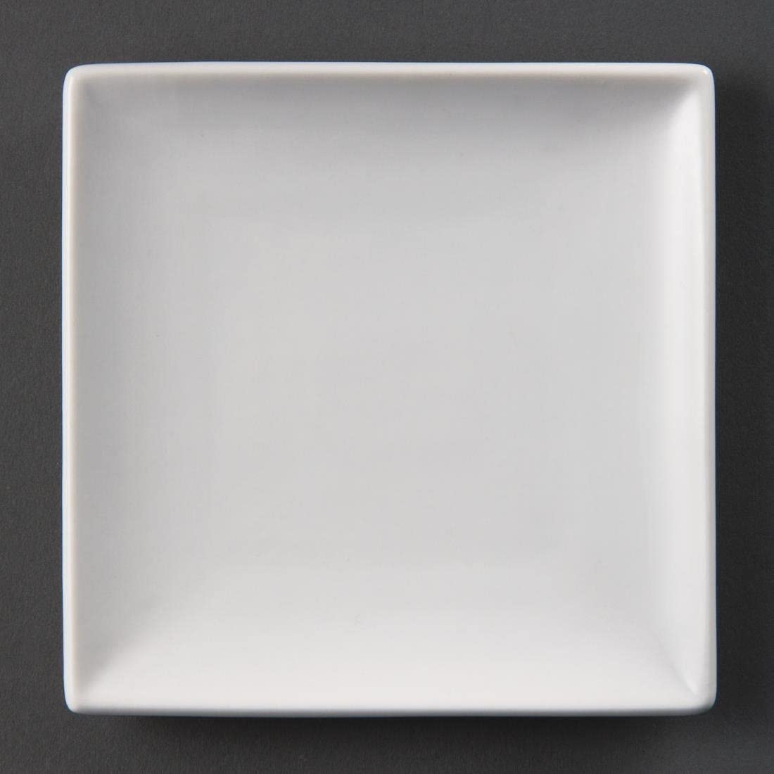 Olympia Square Plates Whiteware in Porcelain - White - 140 x 140 mm - 12 pc
