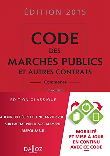 Code des marchés publics et autres contrats
