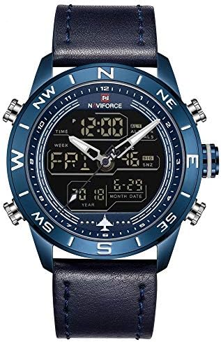 Wrath Dipped in Blue Analog Digital Multifunction Luxury Watch for Men's & Boys (NF9144_BE/BE/BE)