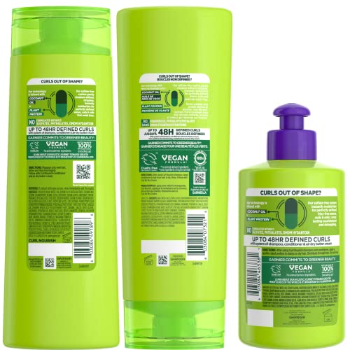 Garnier Fructis Curl Nourish Sulfate Free Moisturizing Shampoo