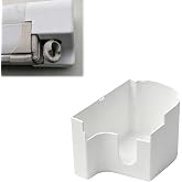 TrekGear RV Awning End Cap Replacement Compatible with Fiamma F45i Awning, Optional Right Front or Left Rear Covers for Camper, RV Awning Repair Part (Right Front Cover)