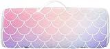 HOSIMA Pink Mermaid Tail Nap Mat with Pillow for Kids - Daycare Bedding Set view 5