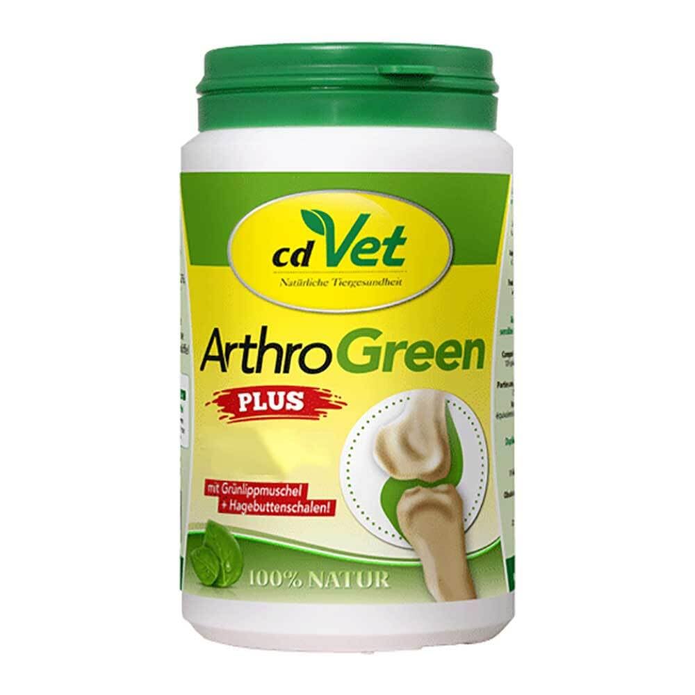 cdVet Natural Products ArthroGreen plus 150 g - optimally supports the musculoskeletal system and joints in acute phases - nutrition-related support - for the strength of bones and cartilage -