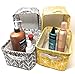 ECOHIP 4-Pack Small Storage Bins Fabric Desk Organizer Baskets Closet Drawer Divider Grey