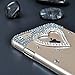 IC ICLOVER for Phone 6/6s Plus Case, Perfect 3D Crystal Rhinestone Diamond Bling Bumper Skin Case Glitter Hard Case Cover -Heart