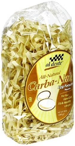 Al Dente All-Natural Carba-Nada Egg Fettuccine Noodles, 10 Oz(Pack of 3) by Al Dente