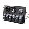 BlueFire-Waterproof-6-Gang-Waterproof-Car-Auto-Boat-Marine-LED-Rocker-Switch-Panel-Circuit-Breakers-Digital-Voltmeter-12V-Cigarette-Socket-Double-USB-Power-Charger-Adapter BlueFire-Waterproof-6-Gang-Waterproof-Car-Auto-Boat-Marine-LED-Rocker-Switch-Panel-Circuit-Breakers-Digital-Voltmeter-12V-Cigarette-Socket-Double-USB-Power-Charger-Adapter