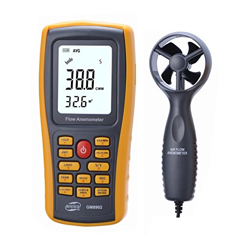 Buy Anemometer, Amgaze Digital Wind Speed Gauge Handheld Air Flow