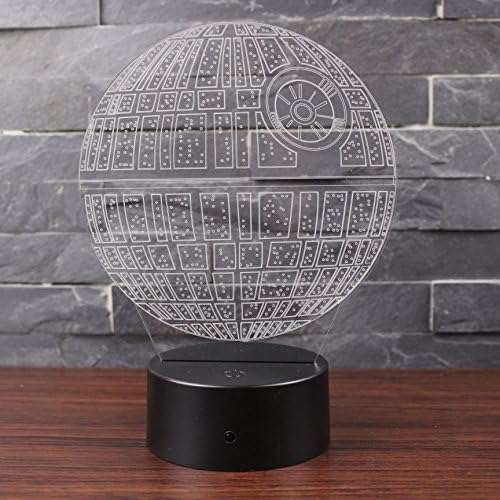 Edelin 3D Illusion Platform Night Lighting Touch Botton 7 Color Change Decor LED Lamp Furnish Desk Table Lighting Home Decoration Toys