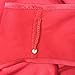 Zmart Women's Sexy Round Neck Silk Satin Camisoles Tank Tops Red X-Large