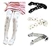 Gellwhu 3-Pack Cotton Girl Tights Kids Pantyhose Flower Print Stocking 3-9 Years