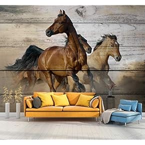 Wall Mural Horse Removable Wallpaper Wall Sticker for Bedroom Living Room - 66x96 inches