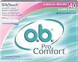 o.b. Pro Comfort Digital Tampons, 40 Count