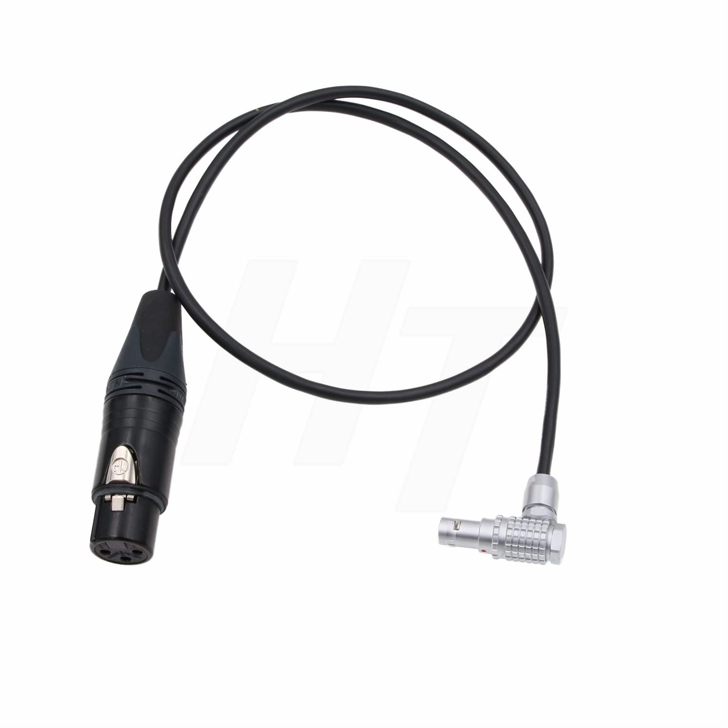 HangTon Mic Audio Cable XLR 3 Pin to Right Angle 6 Pin for ARRI Alexa 35 Alexa Mini LF Camera