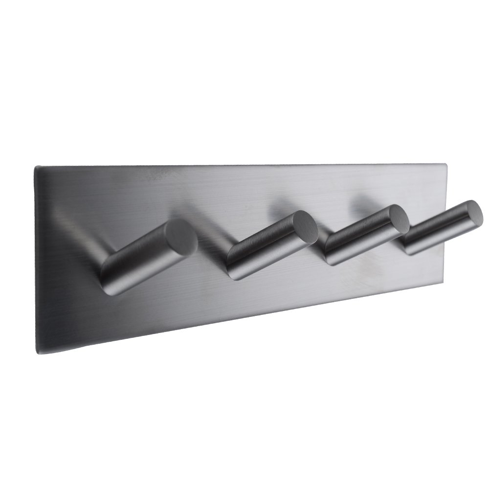 KES A7063H4 Bathroom Lavatory Self Adhesive Coat and Robe Hook Rack