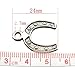 Housweety 30pcs Horseshoes Charms Pendants for Bracelet Necklace Jewerly Making