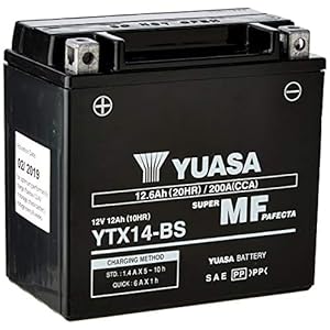 Yuasa YTX14-BS (WC) Onderhoud Vrije Batterij