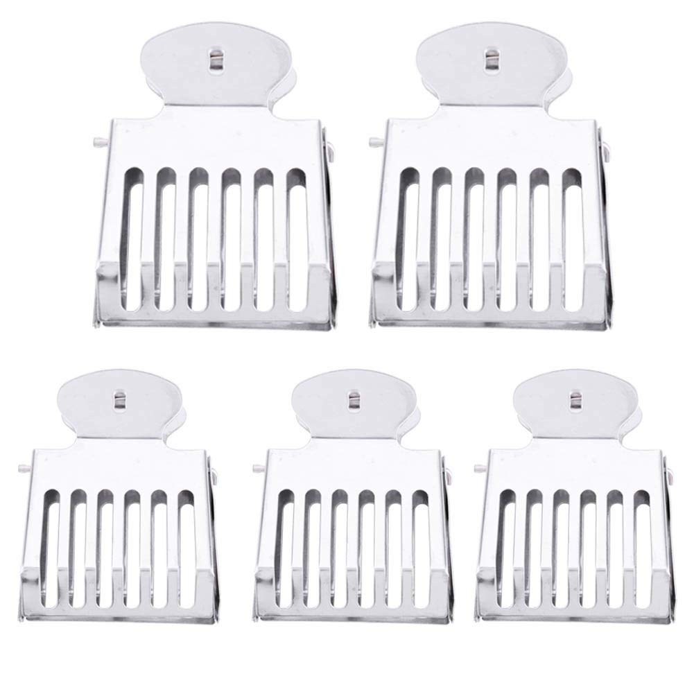 Zerodis Beekeeping Queen Bee Cage Catcher Clips Stainless Steel Beekeeper Catching Tool Beekeeping Equipment(5Pcs)