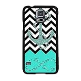 EVERMARKET(TM) Blue Anchor Chevron Retro Vintage Tribal Nebula Hard Case Cover for Samsung Galaxy Note 4