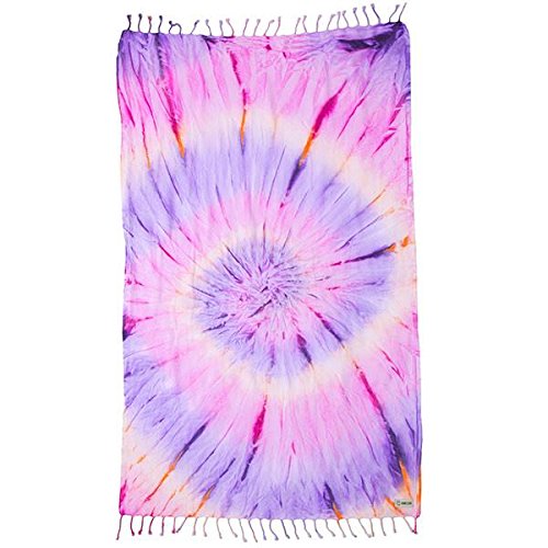 Starburst Tie Dye Beach Towel Blanket Tapestry Wall Hanging - 100% Turkish Cotton by Sand Cloud - As Seen on Shark Tank
