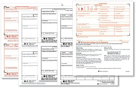 Park Forms W-2 Laser Forms Set - 4-Part - For 25 Employees (2016)