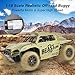 GotechoD RC Cars for Kids Adults 1:18 Remote Control Car 4WD 15.5 MPH+ High Speed Racing Car, 2.4Ghz RC Truck Off Road Fast Hobby Crawler, Electric Toy Car for Boys Girls Birthday Gifts Khaki