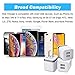 X-EDITION USB Wall Charger, 3-Pack 2.1Amp Dual Port Power Adapter USB Plug Charger Charging Block Cube Compatible with iPhone Xs Max XR X 8 7 6 Plus 5S, Samsung, LG, HTC, Moto, Kindle, Android Phone