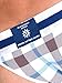 Croota Mens Underwear, Bikini Thong, Low Rise T-Back, Stylish Waistband, TT02M Brown/Blue