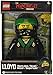 LEGO Ninjago 9009204 Sky Pirates Lloyd Kids Minifigure Light up Alarm Clock | Green/Black Plastic | 9.5 inches Tall | LCD Display | boy Girl | Official