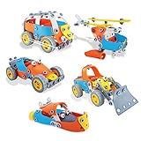 DGL Discovery Kids Build and Play Flexi 5-in-1 Educational Puzzle Kit (148 Piece)