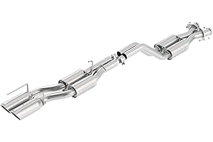 BORLA 140245 Cat-Back Performance Exhaust System for 2006-2010 Jeep Grand Cherokee SRT-8 WK 6.1L V8 Automatic Transmission All Wheel Drive 4 Door.