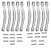 abcGoodefg Euro Modern Bling Grind Arenaceous Rhinestone Crystal Cabinet Handle Pulls Knobs, 7.8