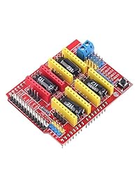 Impresora 3D Kit CNC, TopDirect Kit profesional de módulo CNC para Arduino GRBL CNC Shield + UNO R3 Board + RAMPS 1.4 Interruptor mecánico Tope + DRV8825 Controlador de motor paso a paso + Nema 17 Motor paso a paso