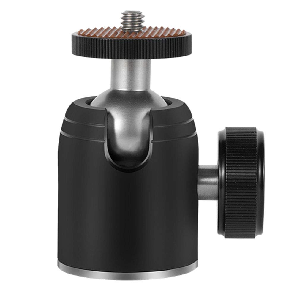Harwerrel Tripod Mini Ball Head 360 Degree Metal Ballhead Tripod Mount with 3/8" to 1/4" Screw Adapter for Digital Camera DSLR Cell Phone Monopod Gopro Light Stand Lighthouses